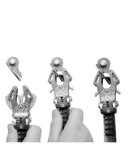 Kong Frog Quickdraw (cinta + mosquetón)