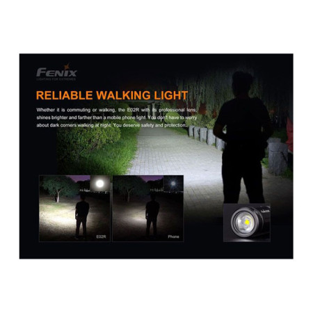 Linterna Fenix E02R 200l 2