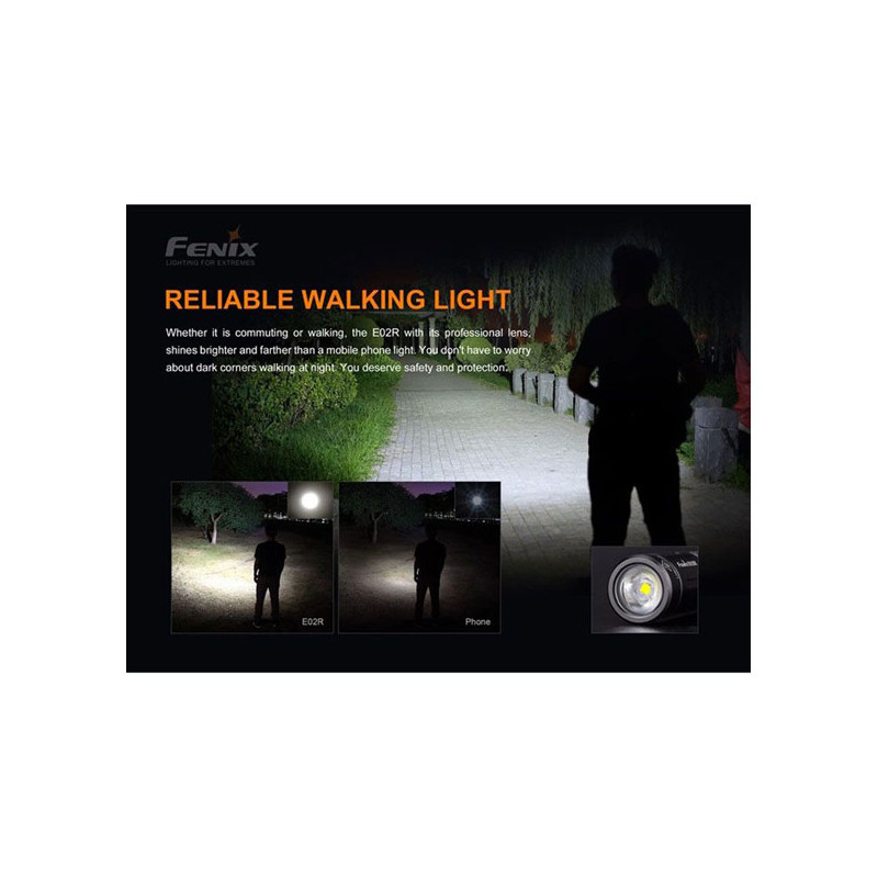 Linterna Fenix E02R 200l