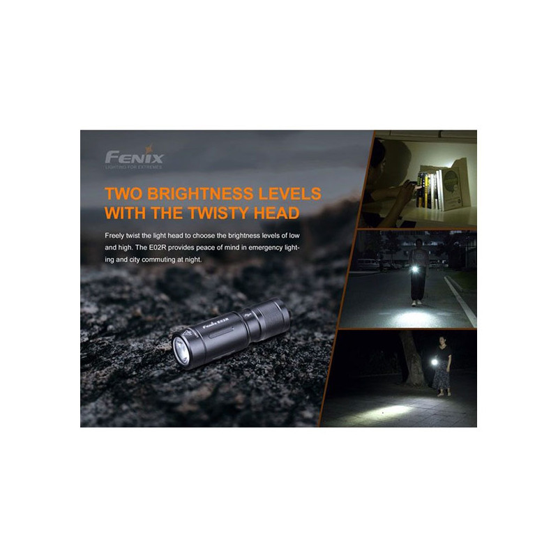 Linterna Fenix E02R 200l