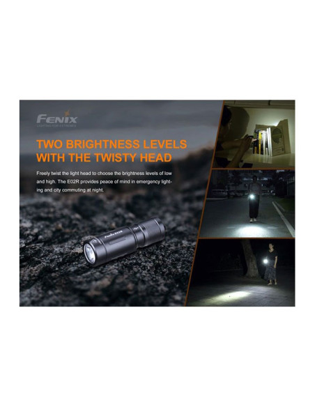 Linterna Fenix E02R 200l