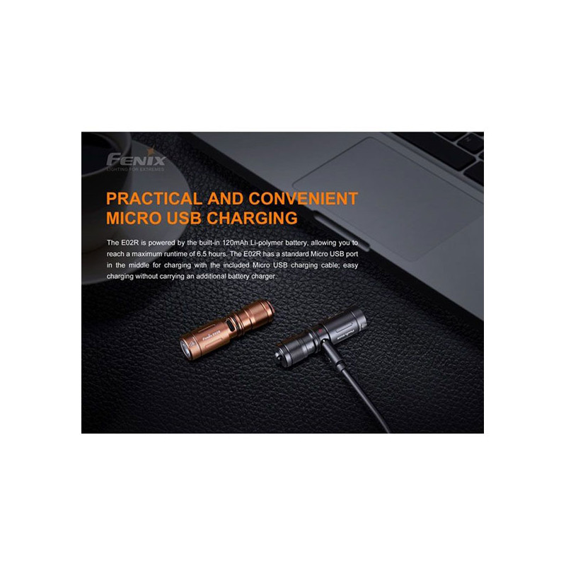 Linterna Fenix E02R 200l