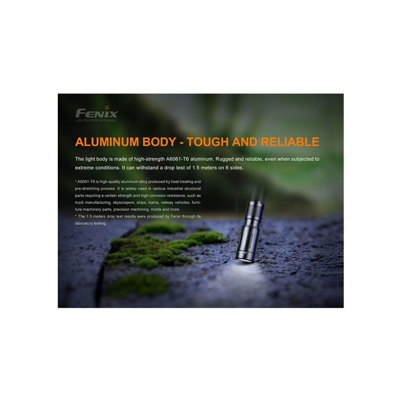 Linterna Fenix E02R 200l