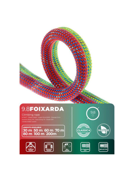 Kötél Fixe Foixarda 9.8 x80m