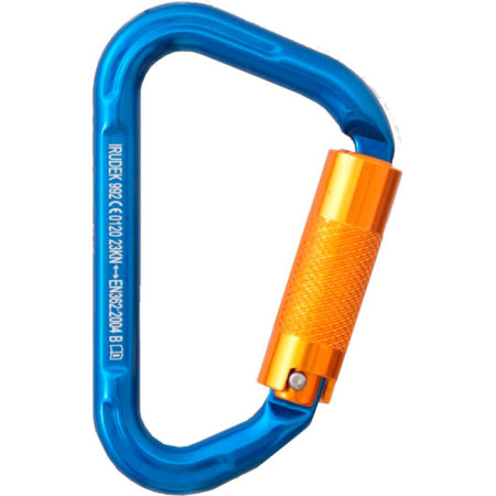 Kong D SHAPE -mosquetón inox roscado 100 mm