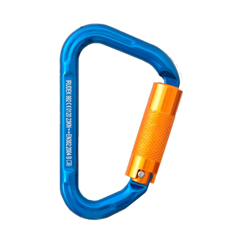 Kong D SHAPE -mosquetón inox roscado 100 mm