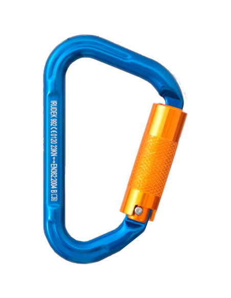 Kong D SHAPE -mosquetón inox roscado 100 mm